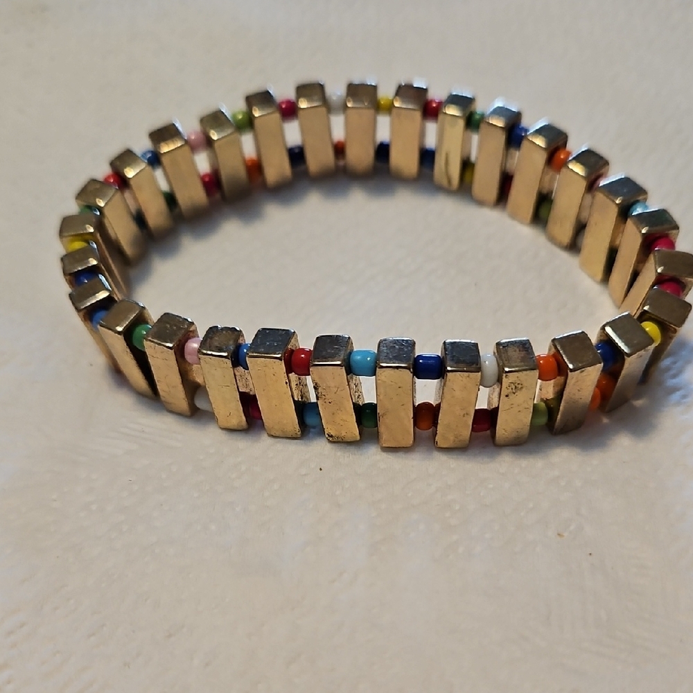 Colorful Gold-Tone Bracelet